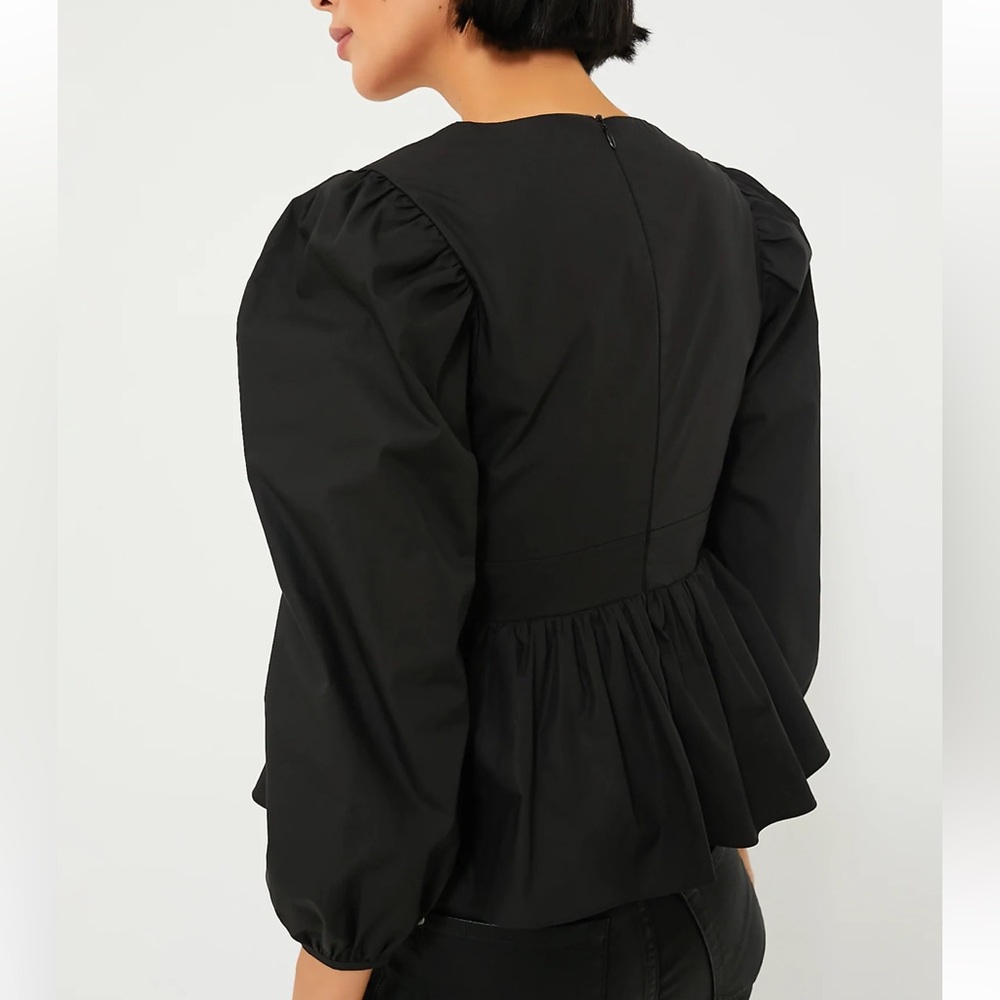 HYACINTH HOUSE Black Puff Sleeve Elaina Blouse - Picture 4 of 11